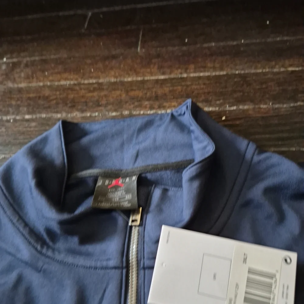 Nike Air Jordan Dri-Fit 1/2 Half Zip Men’s Size 2XLT Navy Blue Fleece Jacket Top